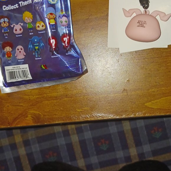 DIGIMON Series 2 Koromon Figural Keychain Clip, OPENED, Like New - Picture 2 of 2